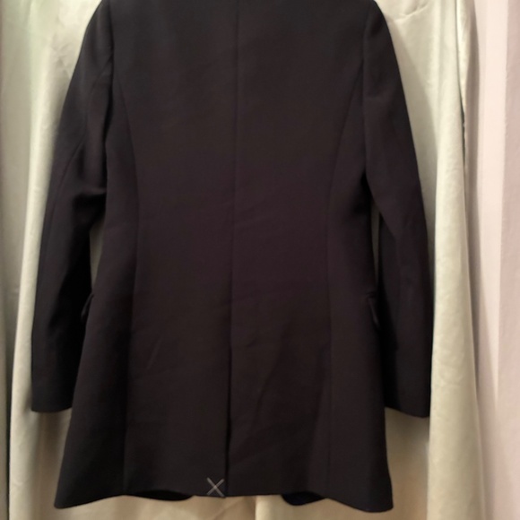 NWOT Helmut Lang Classic Black Blazer Jacket Size 0 Never Worn Button Replaced - Picture 2 of 16